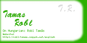 tamas robl business card